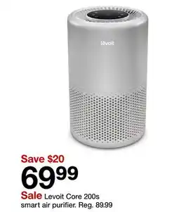 Target Levoit Core 200s smart air purifier offer