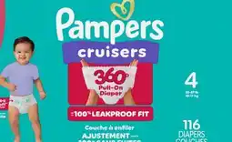 Target Pampers Cruisers 116-ct. 360º pull-on diapers offer