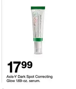 Target Axis-Y Dark Spot Correcting Glow 1.69-oz. serum offer