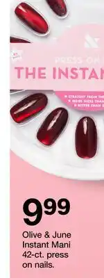 Target Olive & June Instant Mani 42-ct. press on nails offer