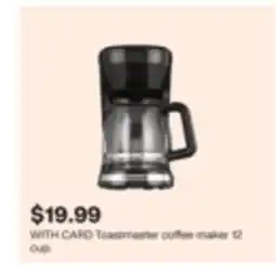 CVS Toastmaster coffee maker 12 cup offer