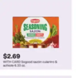 CVS Sogood sazón culantro & achiote offer