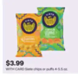 CVS Siete chips or puffs offer