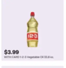 CVS 1-2-3 Vegetable Oil offer