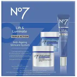 Walgreens Lift & Luminate Triple Action Skincare System offer