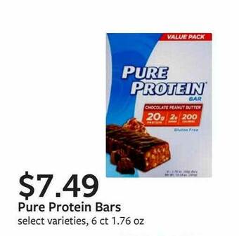 Fareway Pure Protein Bars offer