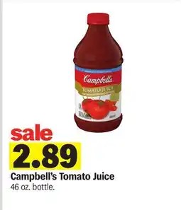 Meijer Campbell's Tomato Juice offer