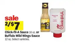 Meijer Chick-fil-A Sauce 16 oz. or Buffalo Wild Wings Sauce 12 oz offer