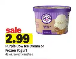 Meijer Purple Cow Ice Cream or Frozen Yogurt offer