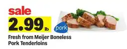 Meijer Boneless Pork Tenderloins offer