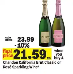 Meijer Chandon California Brut Classic or Rosé Sparkling Wine offer