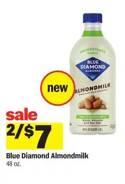 Meijer Blue Diamond Almondmilk offer