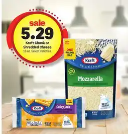 Meijer Kraft Chunk or Shredded Cheese offer