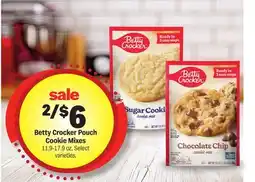 Meijer Betty Crocker Pouch Cookie Mixes offer
