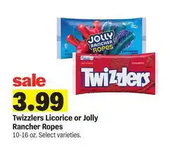 Meijer Twizzlers Licorice or Jolly Rancher Ropes offer