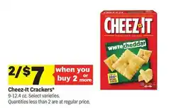 Meijer Cheez-It Crackers offer