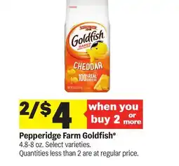 Meijer Pepperidge Farm Goldfish offer
