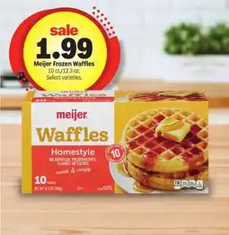 Meijer Meijer Frozen Waffles offer