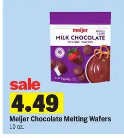 Meijer Meijer Chocolate Melting Wafers offer