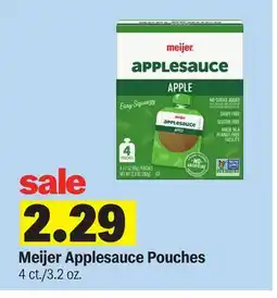 Meijer Meijer Applesauce Pouches offer