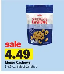 Meijer Meijer Cashews offer