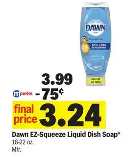 Meijer Dawn EZ-Squeeze Liquid Dish Soap offer