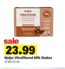Meijer Meijer Ultrafiltered Milk Shakes offer