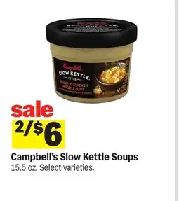 Meijer Campbell's Slow Kettle Soups offer