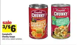 Meijer Campbell's Chunky Soups offer