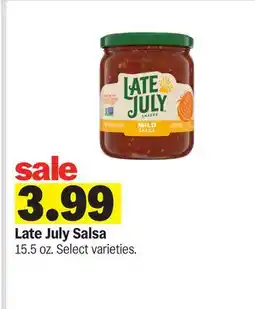 Meijer Late July Salsa offer