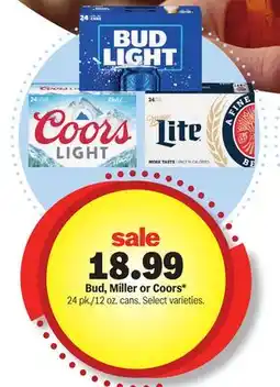 Meijer Bud, Miller or Coors offer