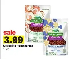 Meijer Cascadian Farm Granola offer