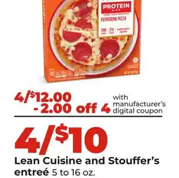 Hy-Vee Lean Cuisine and Stouffer's entreé offer