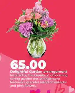 Hy-Vee Delightful Garden arrangement offer