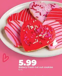 Hy-Vee Bakery fresh cut out cookies offer