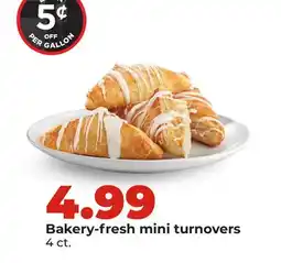 Hy-Vee Bakery-fresh mini turnovers offer