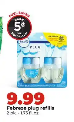 Hy-Vee Febreze plug refills offer