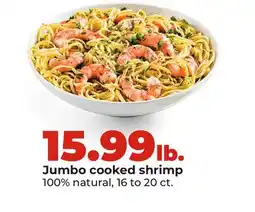 Hy-Vee Jumbo cooked shrimp offer