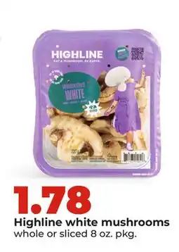 Hy-Vee Highline white mushrooms offer