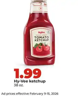 Hy-Vee Hy-Vee ketchup offer