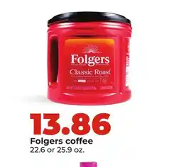 Hy-Vee Folgers coffee offer