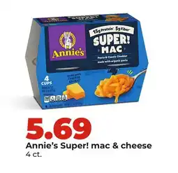 Hy-Vee Annie's Super! mac & cheese offer