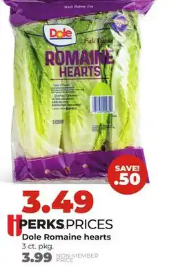 Hy-Vee Dole Romaine hearts offer
