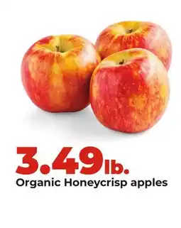 Hy-Vee Organic Honeycrisp apples offer