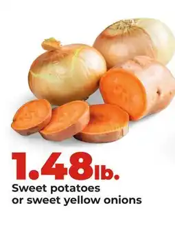 Hy-Vee Sweet potatoes or sweet yellow onions offer