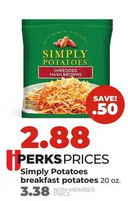 Hy-Vee Simply Potatoes breakfast potatoes offer