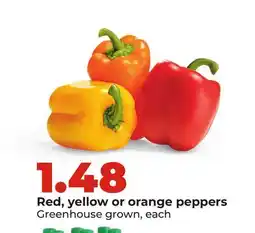 Hy-Vee Red, yellow or orange peppers offer