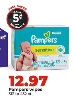 Hy-Vee Pampers wipes offer