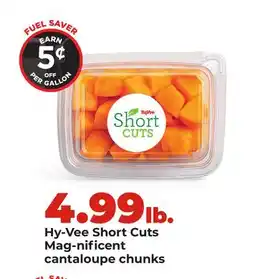 Hy-Vee Hy-Vee Short Cuts Mag-nificent cantaloupe chunks offer