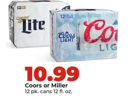 Hy-Vee Coors or Miller offer